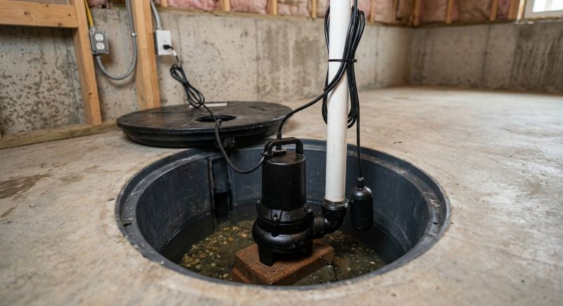 Basement Drainage Installation in Providence, RI