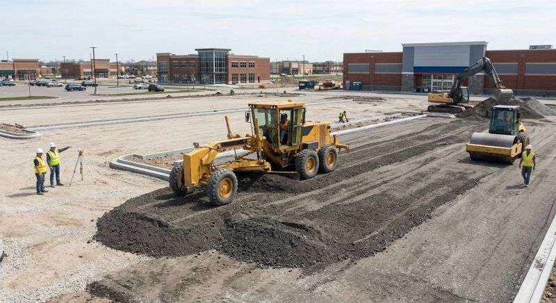 Parking Lot Leveling in Katy, TX