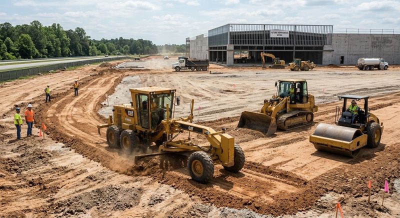 Parking Lot Leveling in Conroe, TX
